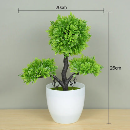 Artificial Plants Bonsai Small Tree Pot Fake Plant Flowers Potted Ornaments For Home Room Table Decoration Hotel Garden Decor Beauty World Shop
