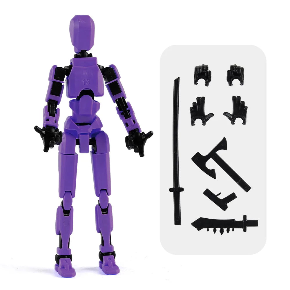 3D Multi-Jointed Movable Shapeshift Robot Joint Dog Creative Printed Mannequin Dummy Action Model Doll Toys for Children's Gifts Beauty World Shop