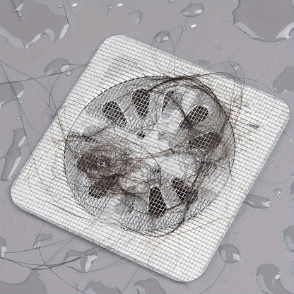Floor Drain Sticker, Insect-proof Self-adhesive Bathroom Hair Filter Net, Sewer Filter, Kitchen Anti-blocking Mesh Net Beauty World Shop