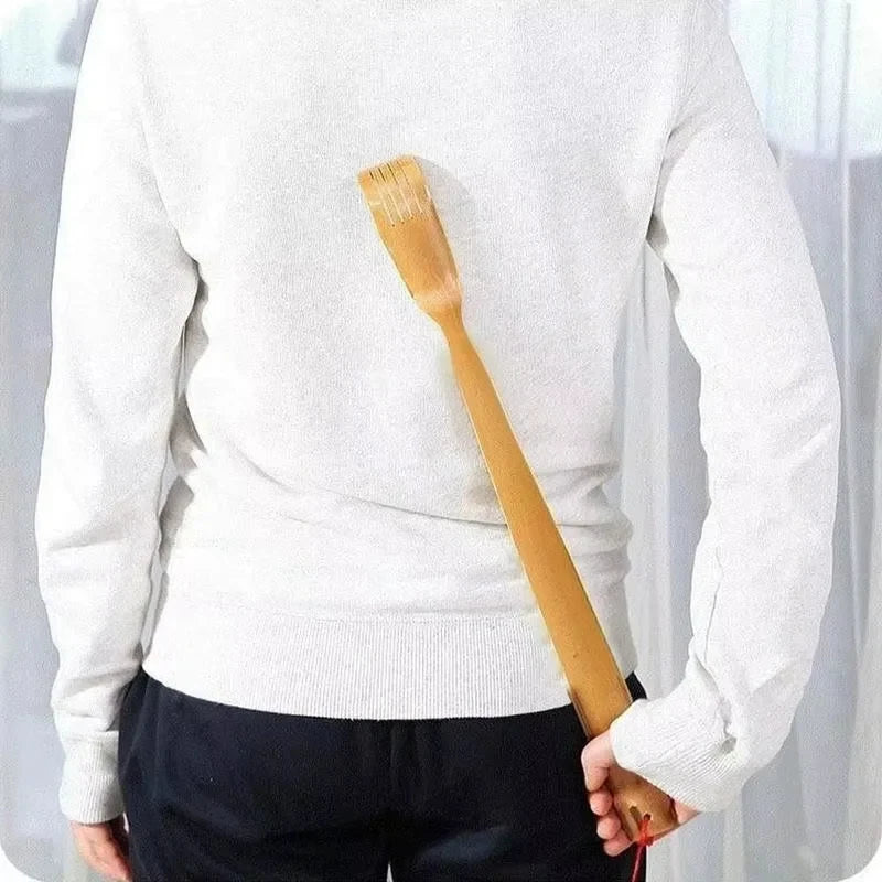 Natural Bamboo Back Scratcher – Soothe Itchy Skin and Unwind, Ideal for Older Adults Beauty World Shop
