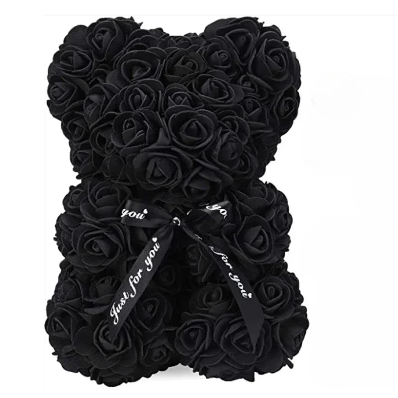 2025 New Artificial Flower Eternal Rose Teddy Bear for Mom Mother's Day Birthday Valentine's Day Anniversary Gifts & Decorations Beauty World Shop
