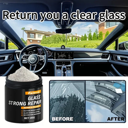 Super glass polishing powder|Restore glass clarity|Polishing for brightness|Glass scratch repair powder|Nanoscale scratch repair Beauty World Shop