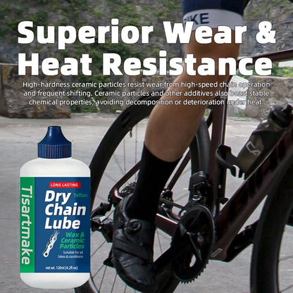 120ML Bicycle Chain Waxy Maintenance Oil Squirt MTB Road Bike Waxy Dry Chain Gear Oil Lube Chain Fork Flywheel Bike Accessories Beauty World Shop