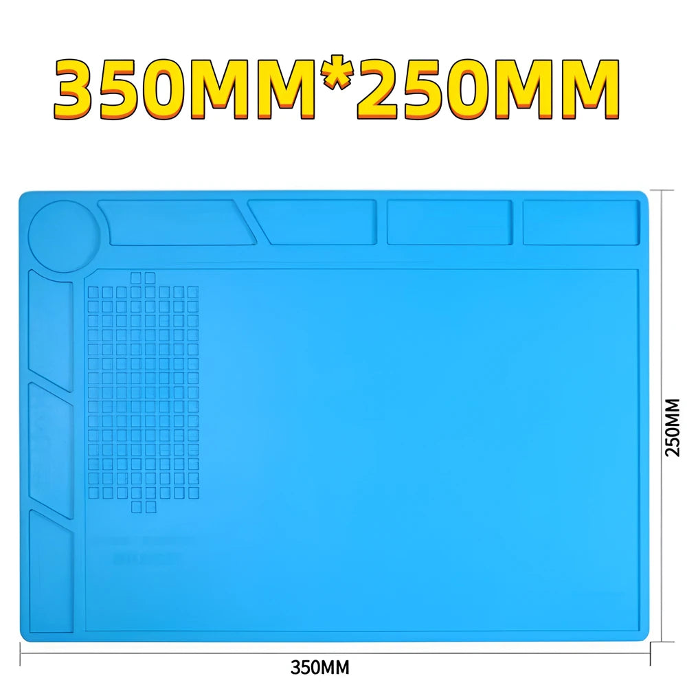 ESD Soldering Mat Repair Pad Insulation Heat Resistant Soldering Station Silicon Work Pad Desk Platform Phone Repair Tool Kit Beauty Fashion