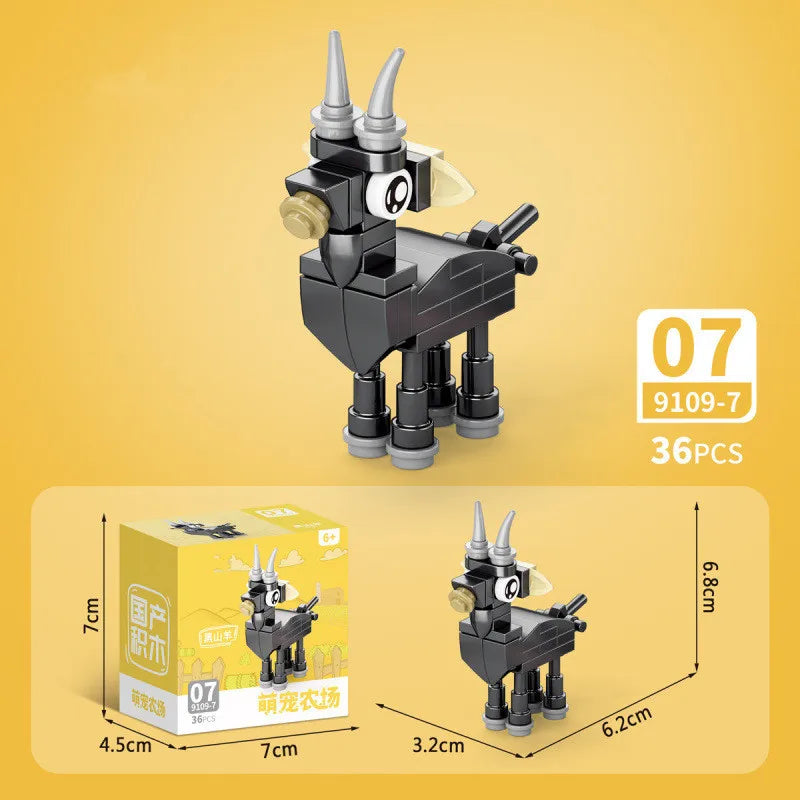 Insect World Animals Scorpion Mantis Ants Spider Birds Marine Animal Building Blocks Toys Desktop Ornaments Bricks Kids Gift Beauty World Shop