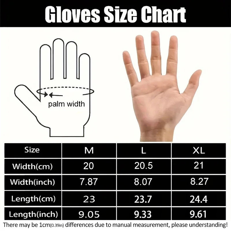 Winter Warm Gloves Touch Screen Windproof Cold-proof Cycling Gloves, Men's Women's Running, Hiking Skiing Gloves Beauty World Shop