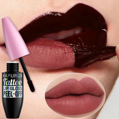 7 Colors Blading Lip Gloss Peel Long Lasting Waterproof Liquid Lipstick Pink Lip Glaze Transfer Resistant Lip Tint Makeup Gifts Beauty Trend Shop