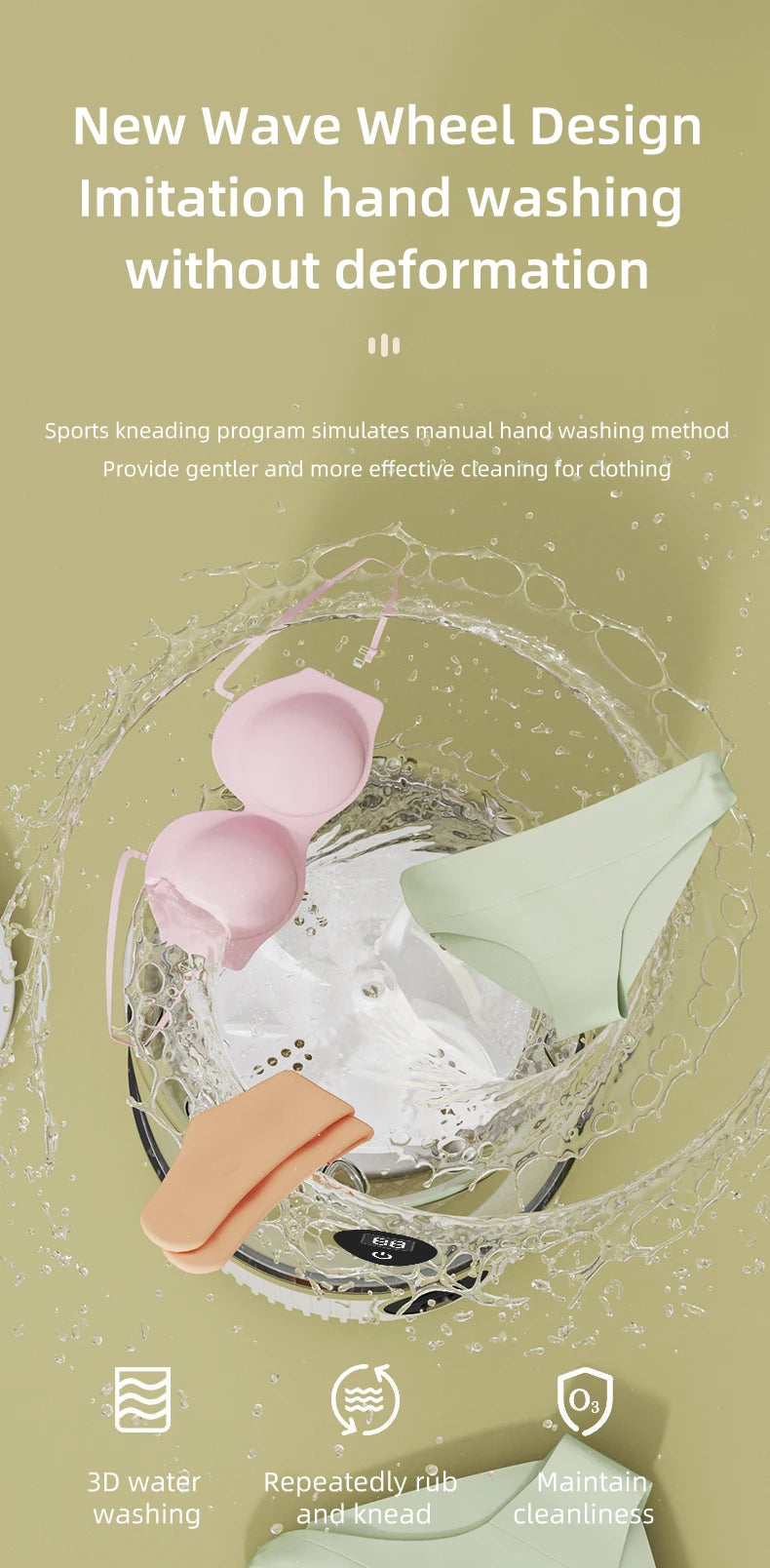 Mini Household Electric Washing Cup Underwear Socks Small Wireless Charging Washing Machine Pet clothes washing machine Beauty World Shop