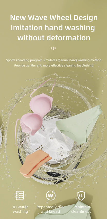 Mini Household Electric Washing Cup Underwear Socks Small Wireless Charging Washing Machine Pet clothes washing machine Beauty World Shop