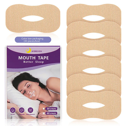 10/30Pcs 30Pcs Anti Snoring Sleep Strips Sticker Gentle Less Mouth Seal Tape Stop Snore Mouth Correction Sticker Tape Beauty World Shop