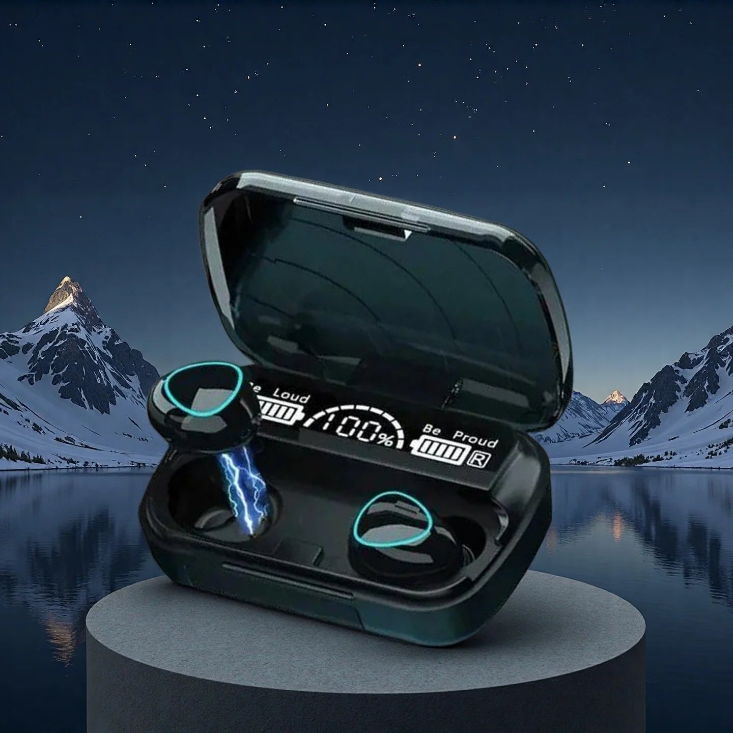 New TWS Bluetooth Earphones Handfree LED Dispay Headphones Bluetooth HiFi Stereo Music Wireless Earbuds for all smartphones Beauty Fashion