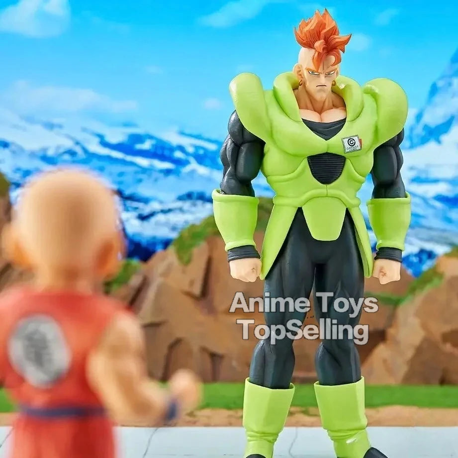 29cm/11.42in Anime Dragon Ball Z ANDROID 16 Figure Action Figures PVC Statue Collection Model Toys Gifts Beauty World Shop