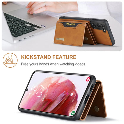 DG.MING Magnetic Detachable PU Leather Wallet Case for Samsung Galaxy S23 Ultra S22 S21 S20 FE A52 A52S A12 A54 A14 Note20 Ultra Beauty World Shop