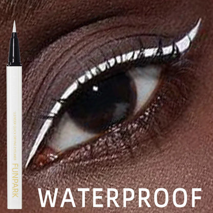 1PC White Liquid Eyeliner Pen Matte Long Lasting Waterproof Eye Liner Pencil Quick-drying Non-smudge Eye Makeup for Women Cosmet Beauty Trend Shop