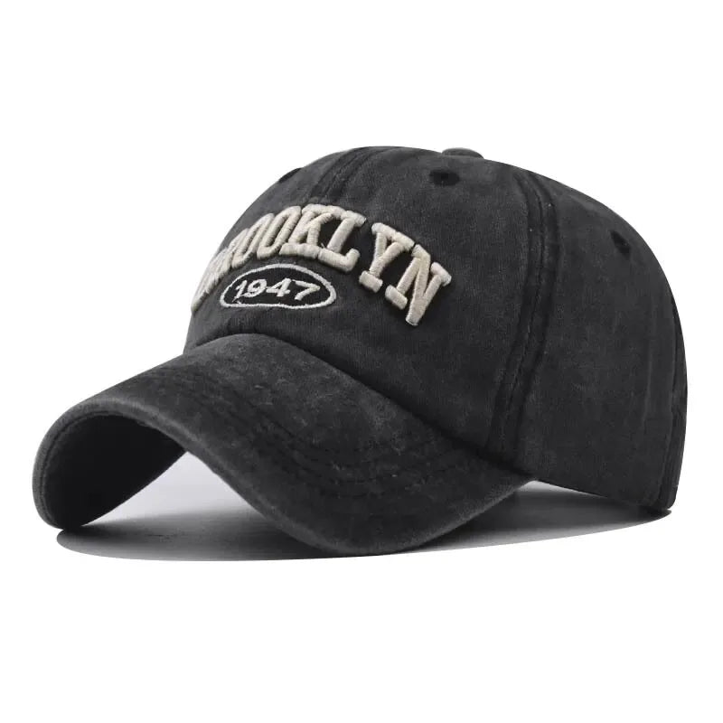 New Brooklyn Cotton Embroidered Baseball Hat Men'S And Women'S Hat Korean Version Hip-Hop Personality Cap Beauty World Shop
