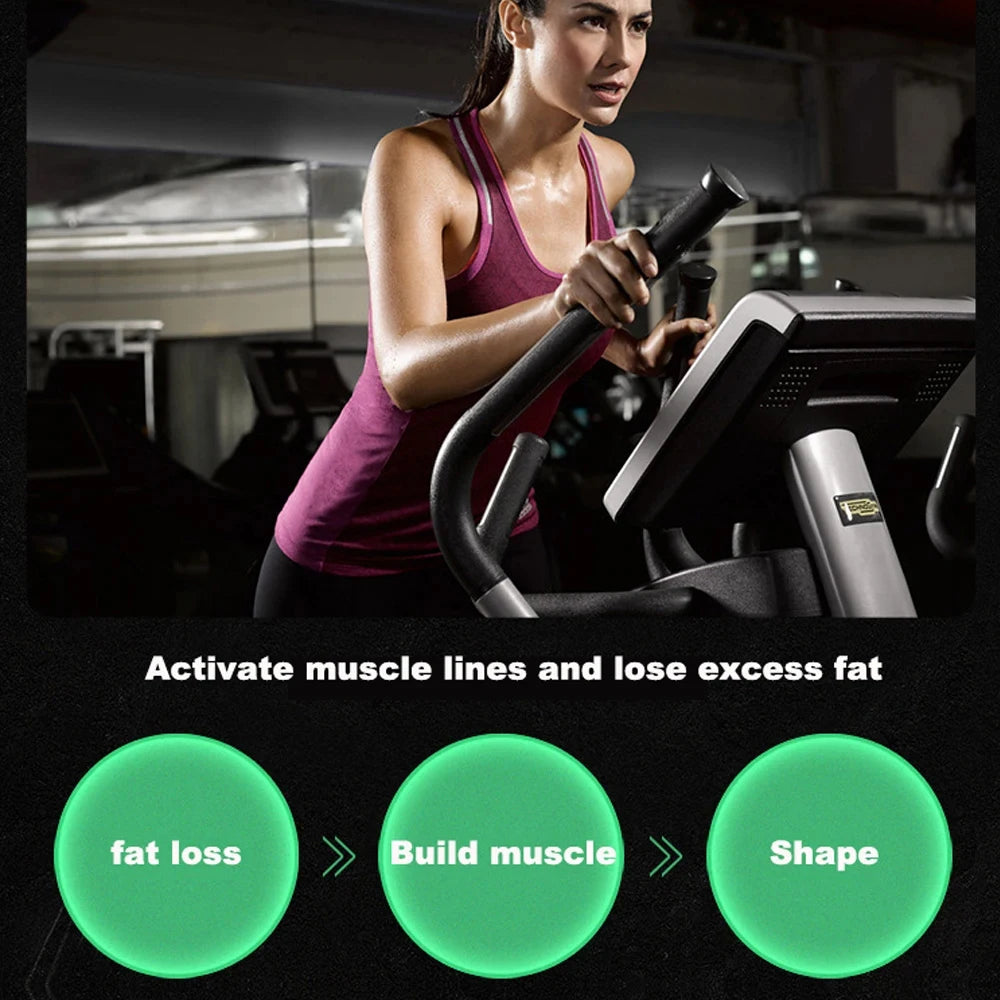USB Rechargeable Abdominal Muscle Trainer Portable Abdominal Muscle Massager Electronic Training Belt Exercise Fitness Equipment Beauty World Shop