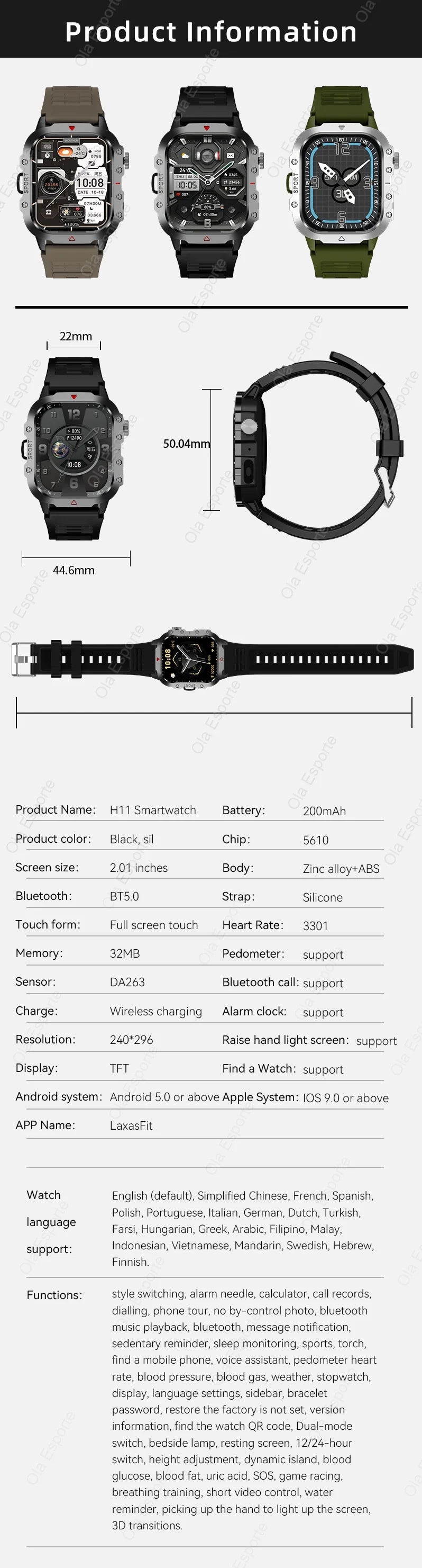 New Military GPS Smart Watch Men Flashlight Compass Waterproof Outdoor Sports Tracker Bluetooth Calls Smartwatch For Android IOS