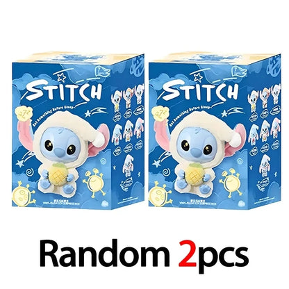 2025 HOT New Stitch Eat Some Thing Before Sleep Series Vinyl Blind Box Bag Pendant Cute Plush Doll Mystery Box Toy SurpriseGifts Beauty World Shop