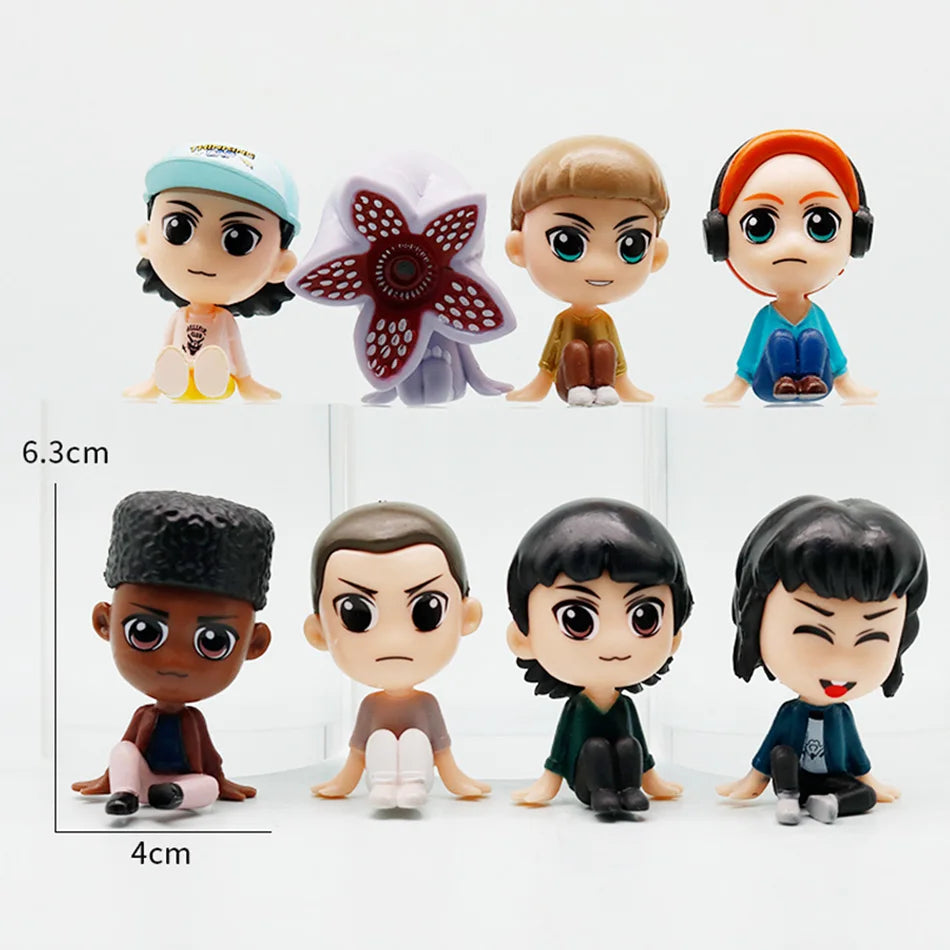 New Q Version Stranger Hot Things Steve's Carnivorous Plant Figures Action Desktop Decoration Model Ornaments birthday gift Beauty World Shop
