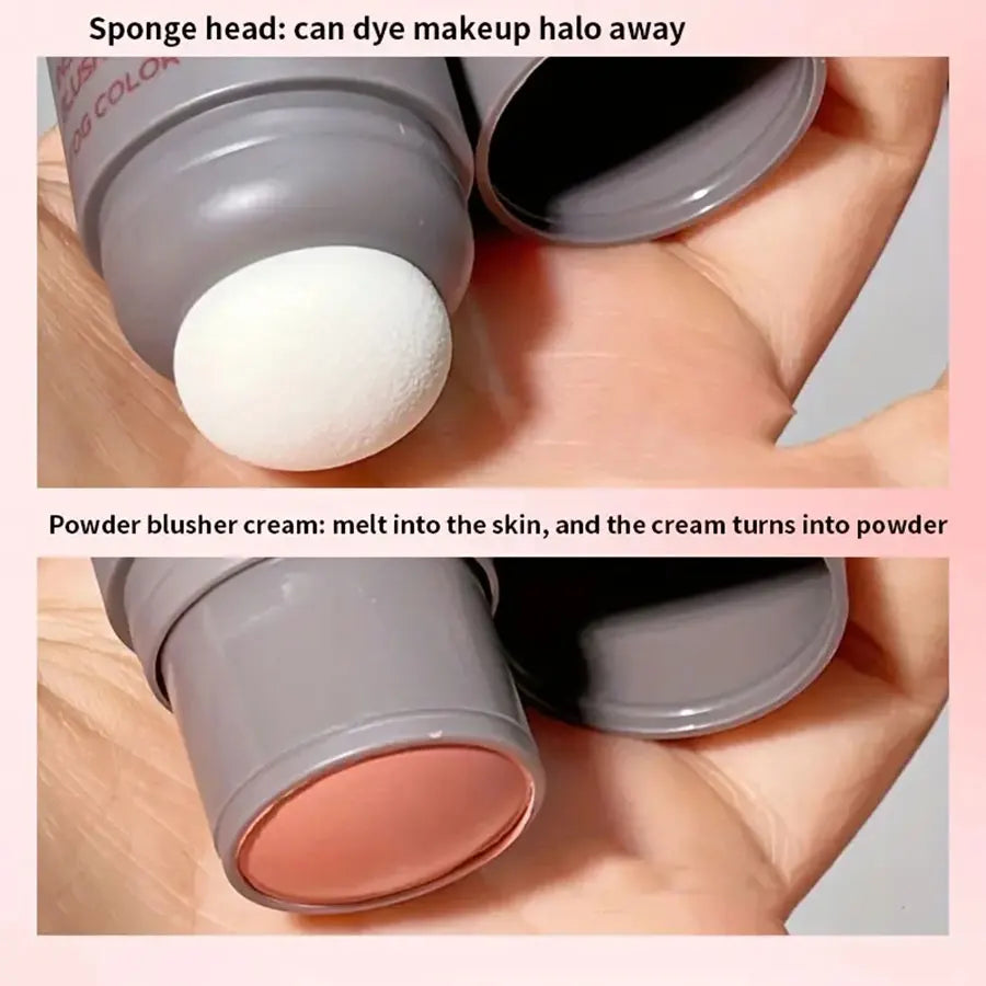 Blush Stick Double-ended Expansive Color Natural Long Lasting Matte Makeup Monochrome Creamy Rouge Blush Stick Beauty World Shop