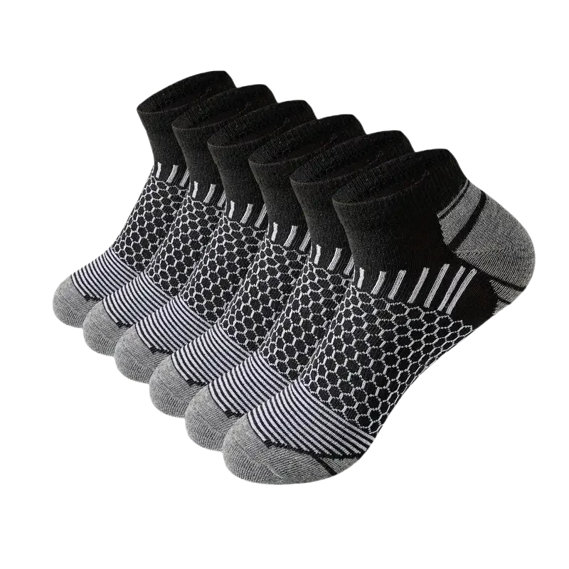 6/12 Pairs Colorful Men's Low Tub Socks Fashion Comfortable Autumn Classic Black Business Sock High-quality Men's Short Socks Beauty World Shop