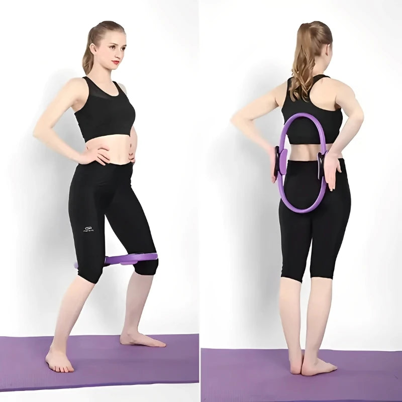 1Pcs Brand New Yoga Fitness Ring Circle Pilates Women Girl Exercise Home Resistance Elasticity Gym Workout Accessories Beauty World Shop