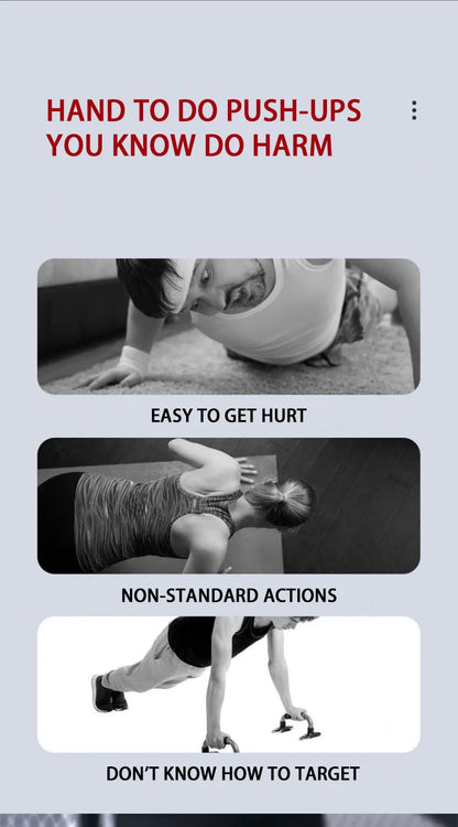 Portable Multifunctional Push-up Board Set With Handles Foldable Fitness Equipment For Chest Abdomen Arms And Back Training Beauty World Shop