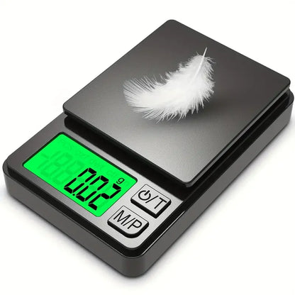 Precision Pocket Scale 1000g X 0.1g - Digital Gram, Food, Jewelry, Ounces/Grains Scale with Backlit LCD - Mini Scale for Travel Beauty World Shop