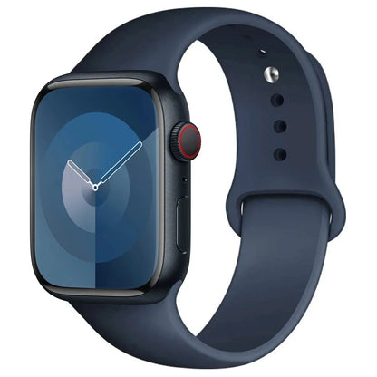 Silicone Band For Apple Watch strap 44mm 45mm 40mm 41mm 42-38mm 45 mm sport bracelet iwatch series 8 7 6 5 4 3 SE 9 Ultra 2 49mm Beauty World Shop