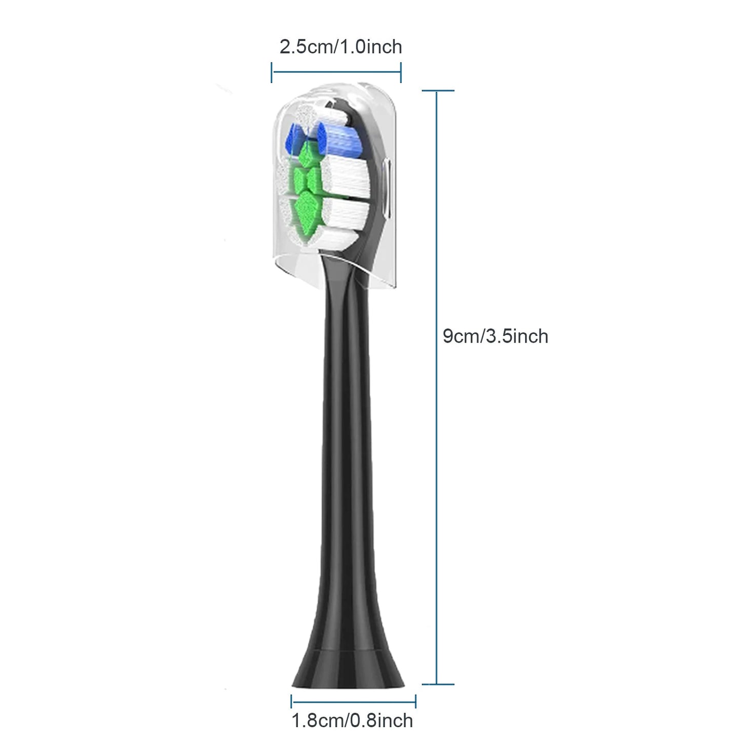 2-20 Pack Replacement Toothbrush Heads Compatible with Philips Sonicare Electric Toothbrush Heads 4100 6500 6100 7500 5300 1100 Beauty World Shop