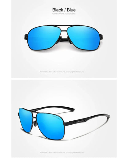 KINGSEVEN Polarized Aluminum Sunglasses Men UV400 HD Lens Pilot Eye Protection Photochromic Glasses Women Night Vision Eyewear Beauty World Shop