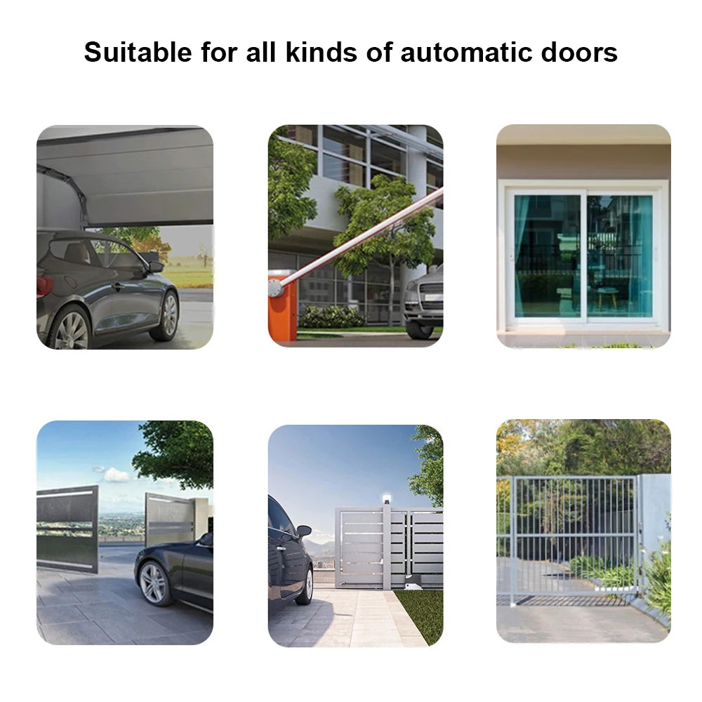 Tuya WIFI Smart Garage Gate Electric Door Access Motor Switch DC 12V 24V 32V AC 220V 1/2CH Pulse Relay Module RF433 Remote Alexa Beauty World Shop