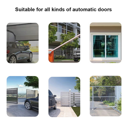 Tuya WIFI Smart Garage Gate Electric Door Access Motor Switch DC 12V 24V 32V AC 220V 1/2CH Pulse Relay Module RF433 Remote Alexa Beauty World Shop