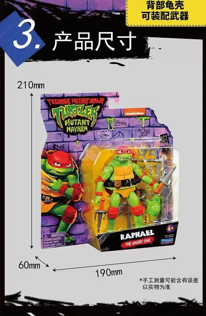 Teenage Mutant Ninja Turtles Action Figures Raphael Michelangelo Joint Movable Table Ornament Collectible Kids Birthday Gifts Beauty World Shop