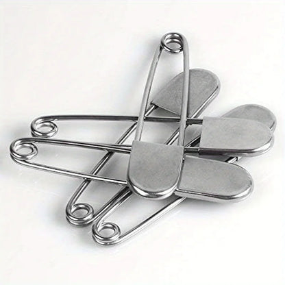 1pc Large Stainless Steel Safety Pin, Heavy Duty Oversize Pins for Laundry, Upholstery, Blankets, Quilting, Fashion Decor Beauty World Shop