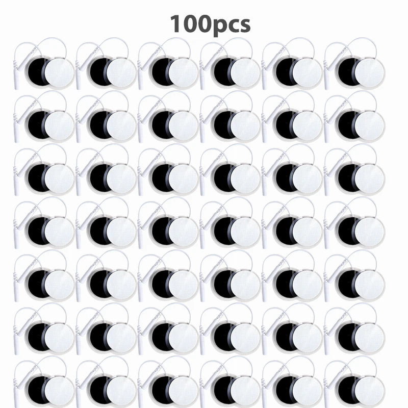 32mmNon-woven Fabric Self Adhesive Replacement Massage Patch Tens EMS Electrodes Pads for Muscle Electrostimulator Body Massager Beauty World Shop