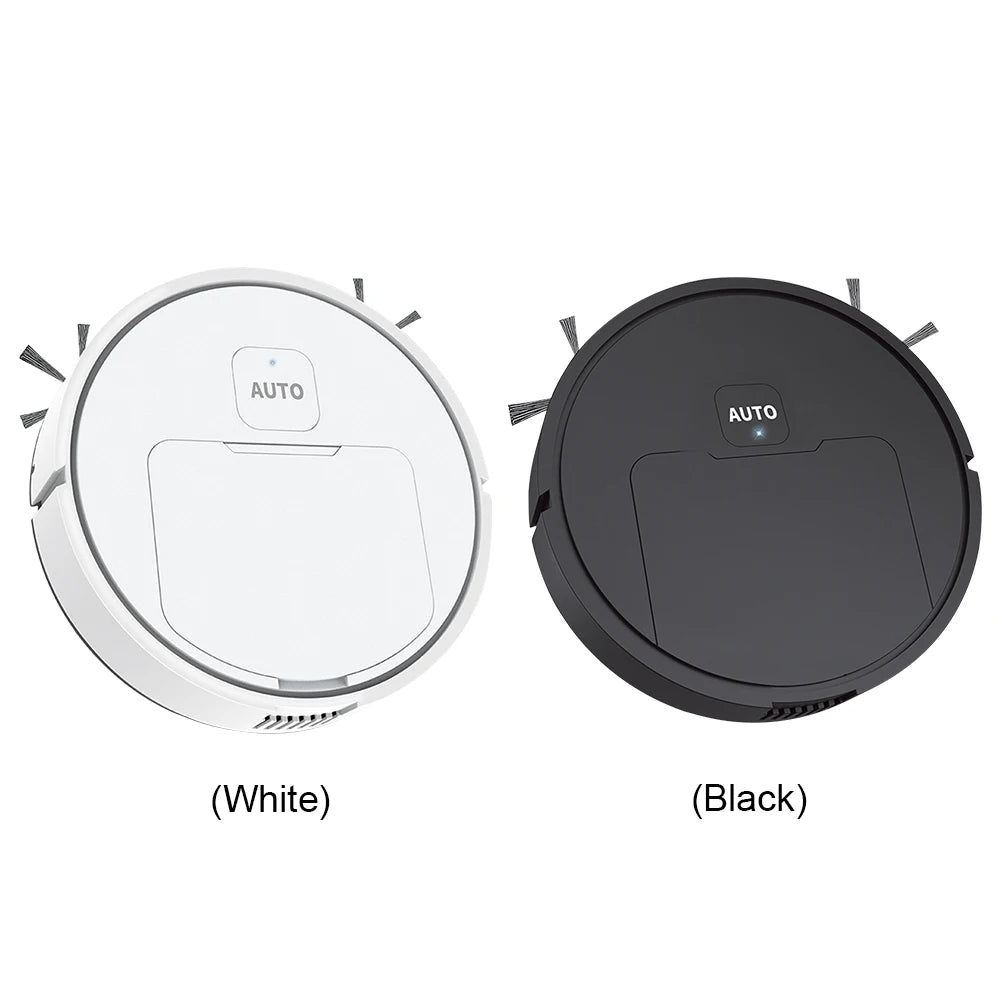 Robotic Vacuum and Mop Combo Automatic Cleaning Sweeping Machine USB Rechargeable Quiet Cleaning for Pet Hair Carpets and Floors