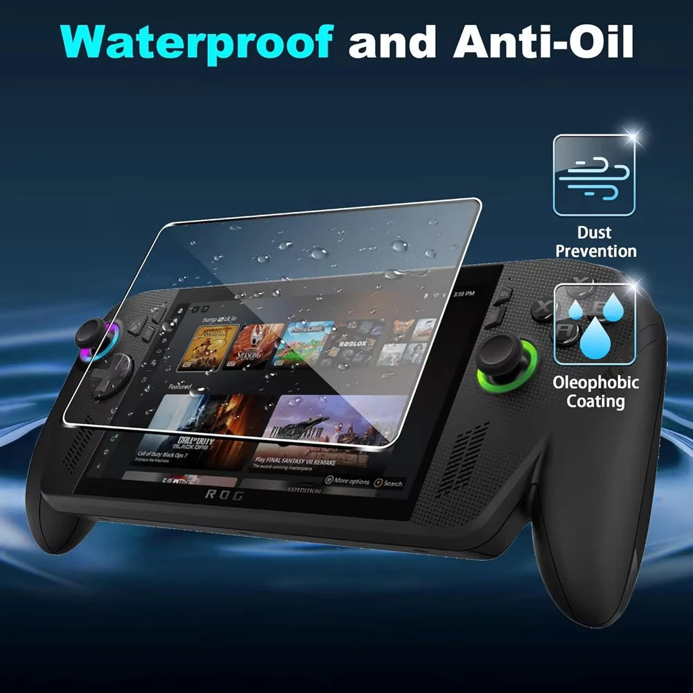 9H Tempered Glass Screen Protector for Asus Rog Xbox Ally/X Handheld Anti-Scratch Protective Film for ROG Ally Accessories