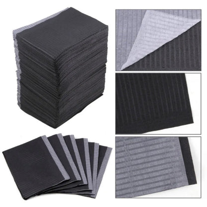 20/50/125PCS Black Tattoo Tabletop Cover Disposable Bed Sheet Fabric Waterproof Stain Resistant Cleaning Table Mat Beauty World Shop