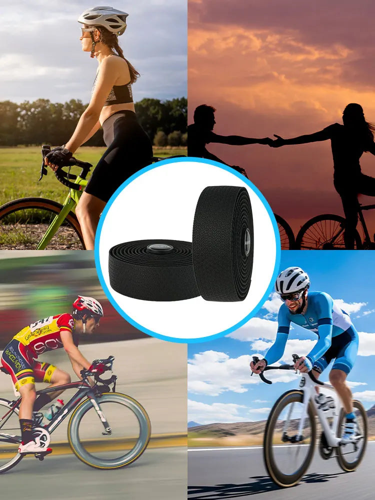 Anerte Road Bike Handlebar Tape，Extra Thick Soft & Non-Slip Comfortable Bike Grip Tape For Handlebars，2025 New Products Beauty World Shop