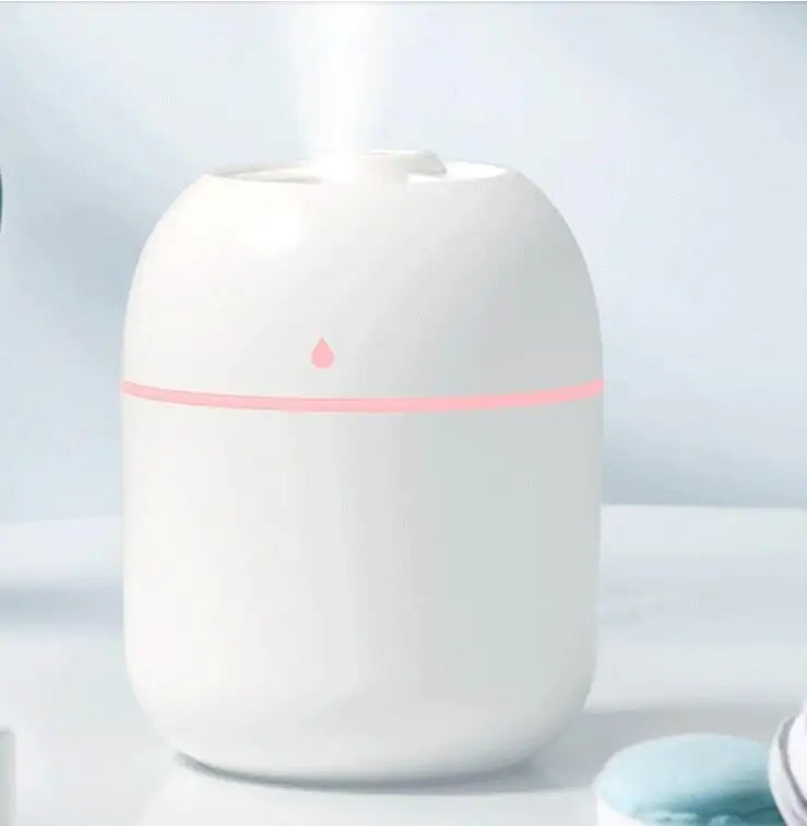 250ML USB Mini Air Humidifier Aroma Essential Oil Diffuser For Home Car Ultrasonic Mute Mist Maker Diffuser with LED Color Lamp Beauty World Shop