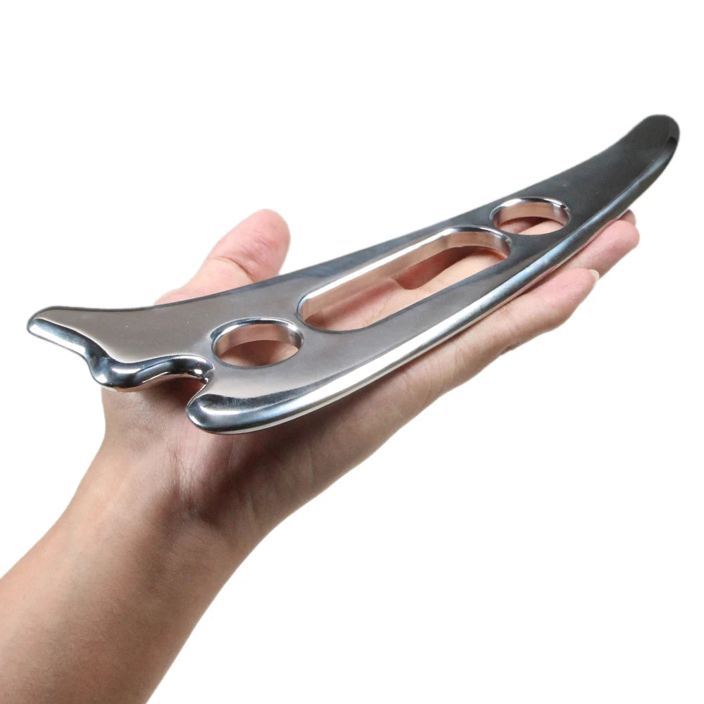 1PCS Stainless Steel Gua Sha Scraping Massage Tool IASTM Tools Great Soft Tissue Mobilization Tool Beauty World Shop