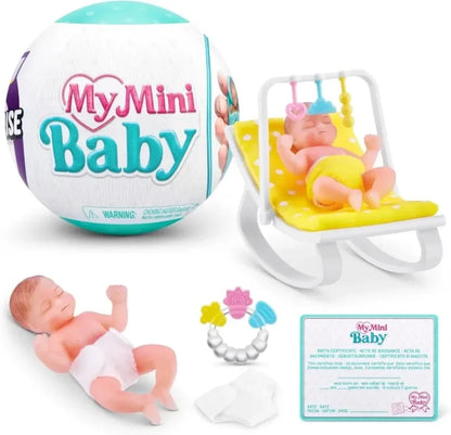Zuru 5 Surprise Mini Brands Toys My Mini Baby Surprise Doll Cute Gift Miniature Toy Decoration Birthday Gift for Kids Toys Beauty World Shop