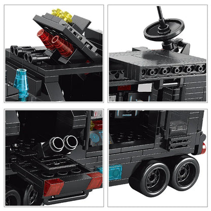 Compatible with Lego 585Pcs City Police Station SWAT Truck Car Building Blocks DIY Toys for Boys Kids Gifts Beauty World Shop