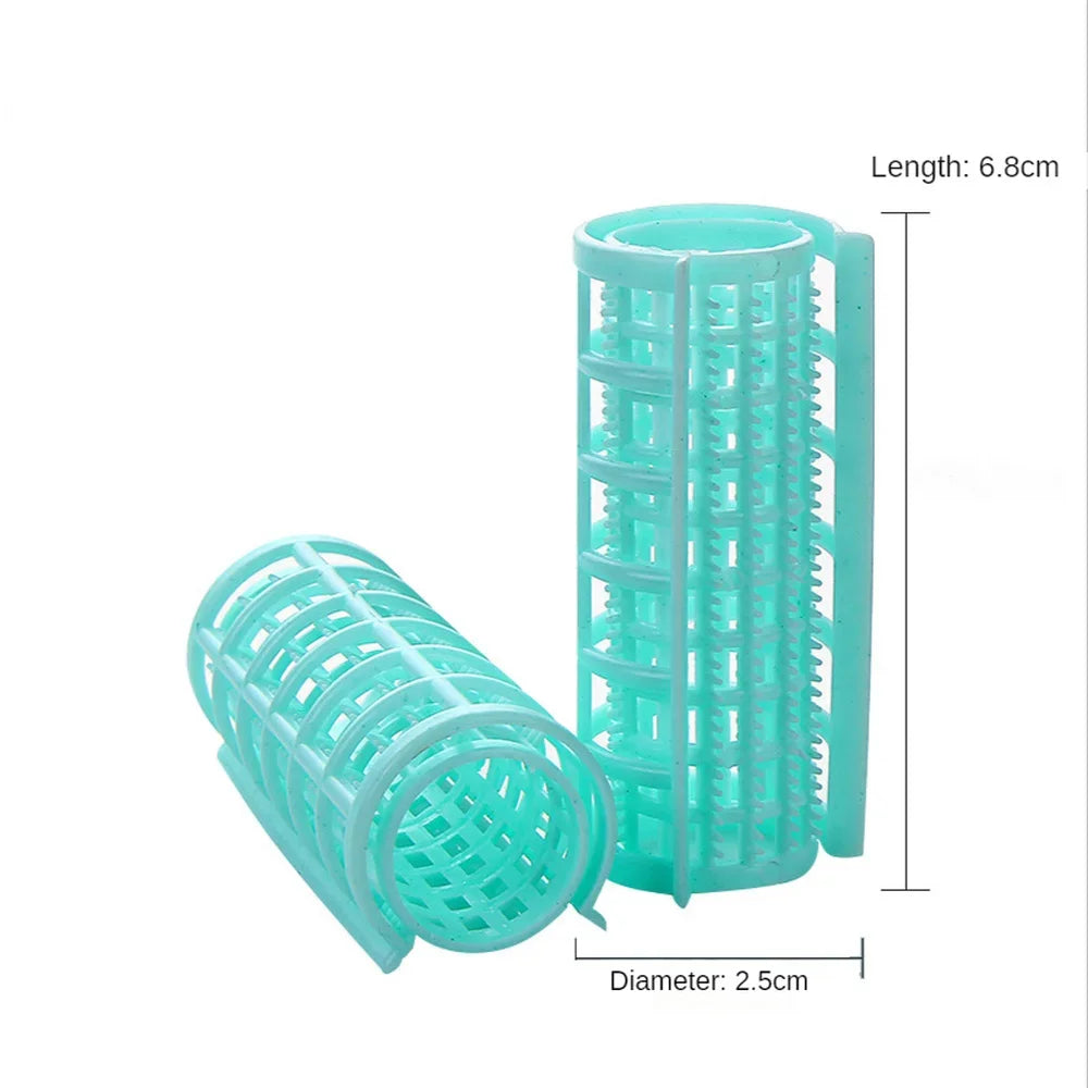 6/8/10/12/14Pcs Heatless Hair Curler No Heat Hair Rollers Root Perm Rods Bangs Curling Rod Plastic Lazy Curls Hair Styling Tools Beauty World Shop