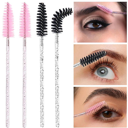 500/1000PCS Eyelashes Brushes Set Wholesaler Lash Mascara Brush For Lashes Extension Eyebrow Wands Applicator Makeup Tools Beauty World Shop