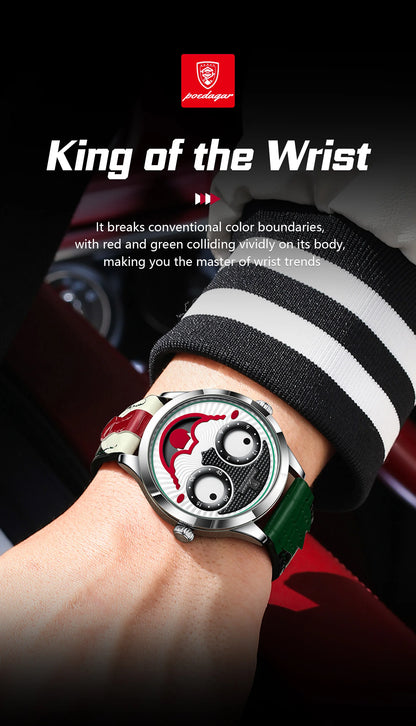 POEDAGAR Original Luxury Watch For Man Waterproof High Quality Male Wristwatch Quartz Leather Sports Fashion Men's Watches Reloj Beauty World Shop
