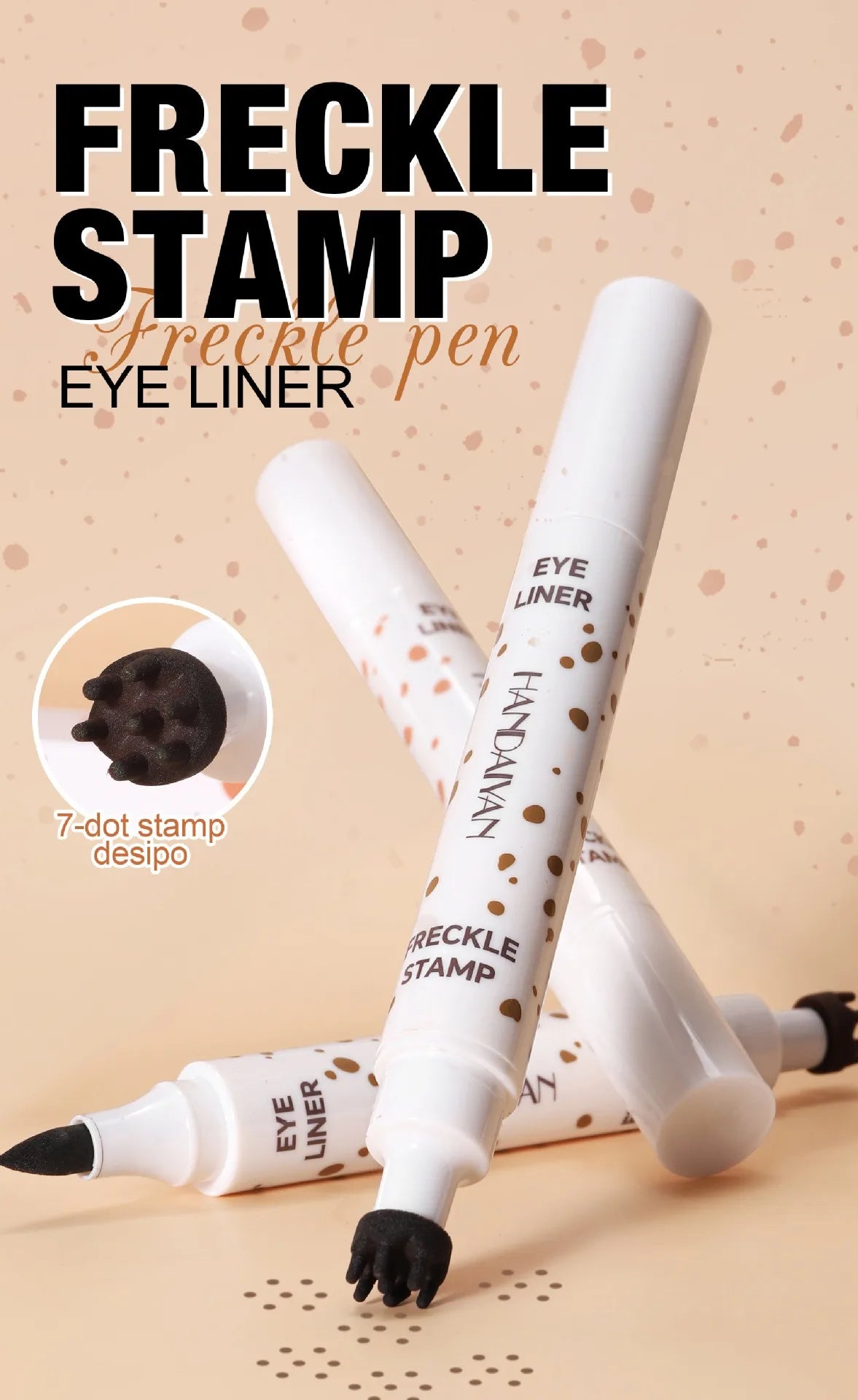 1PC Face Fake Freckles Pen Natural Waterproof Lifelike Fake Freckles Pen for Long Lasting Look Dot Spot Pen Makep Tool Cosmetic Beauty World Shop