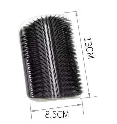 Cat Corner Brush Comb Massager for Cat Arch Plastic Scratcher Remove Hair Comb Grooming with Catnip Cat Self Cleaning Cat Supply Beauty World Shop