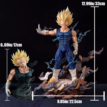 12.6in/32cm Anime Dragon Ball Z Figure Majin Vegeta Figurine PVC Action Figures Collection Model Toys Gifts Beauty World Shop